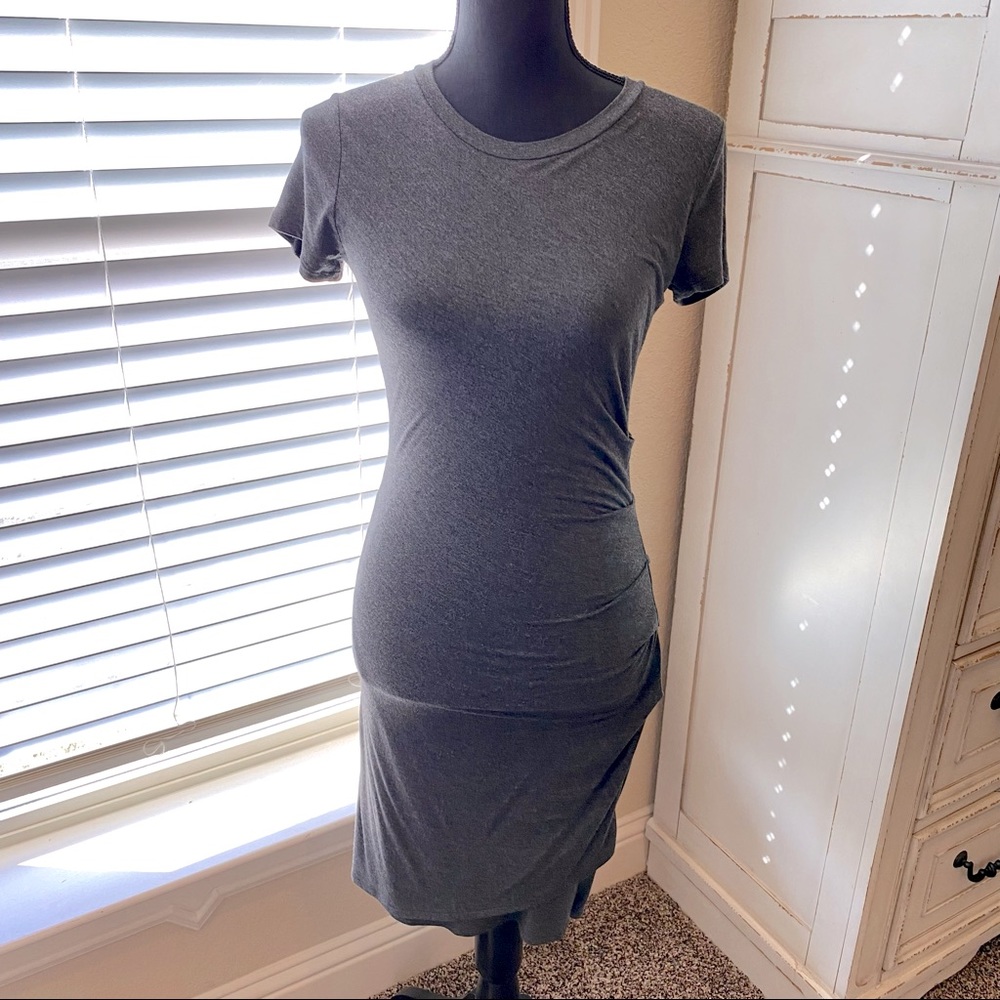 Banana Republic Gray T-Shirt Dress (XS)